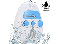 Radio de ducha impermeable GOKOCO con altavoz inalámbrico
