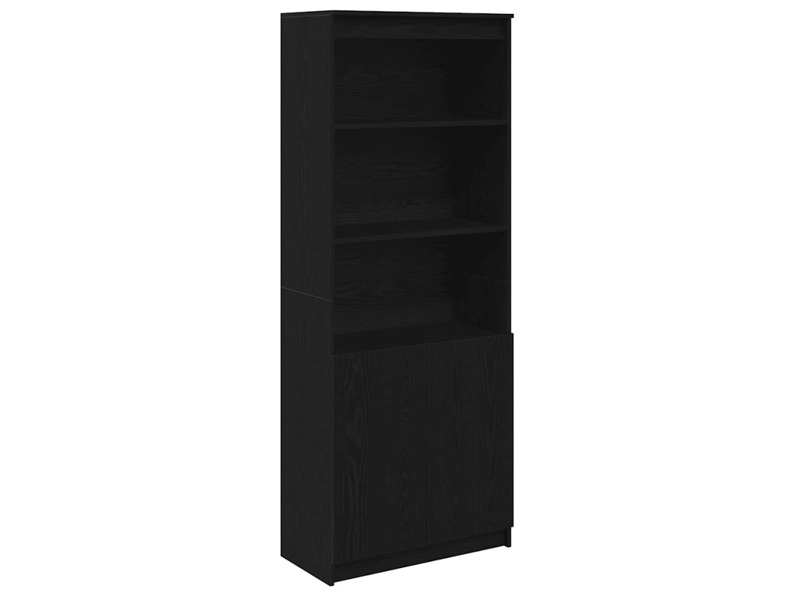Mueble alto de madera de roble negro (70x35x180 cm) MAISON EXCLUSIVE