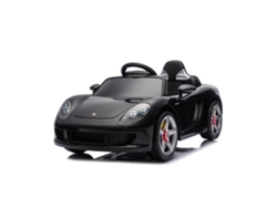 Coche Eléctrico Infantil Porsche Carrera Gt Lux De Chipolino Con Control Remoto Y Asiento De Cuero - Black