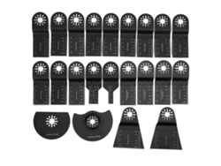 Hoja De Sierra Oscilante Universal De 22 Piezas, Acero De Alto Carbono Para Cortar Madera, Plástico Y Metales Blandos.