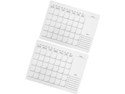 2 Pegatinas Reutilizables De Pvc Para Pizarra Blanca Borrable