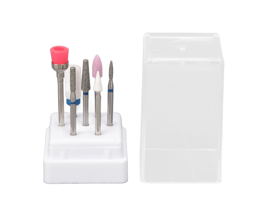 Kkml-caja Portabrochas De Esmalte De Uñas Con 7 Agujeros Para Manicura Y Pedicuría En Salones De Belleza