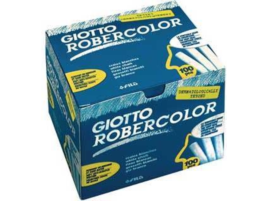Tiza GIOTTO Robercolor  (Blanco - 100 un)