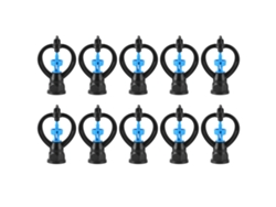 10 Aspersores Rotativos De Plástico Con Rosca Hembra G1/2 Y G3/4 Para Riego De Jardines Y Césped.