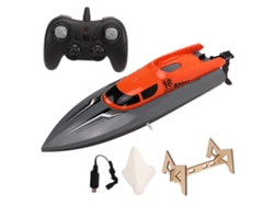 Ymsl Barco De Control Remoto De 2.4ghz Con Doble Motor Barco De Carreras Impermeable Abs Juguete Acuático Para Piscina Y Río Hxl