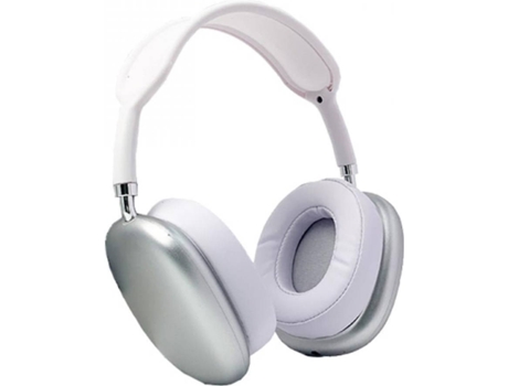 Auriculares Bluetooth KLACK AUP9PLUS (Over Ear - Micrófono - Blanco)