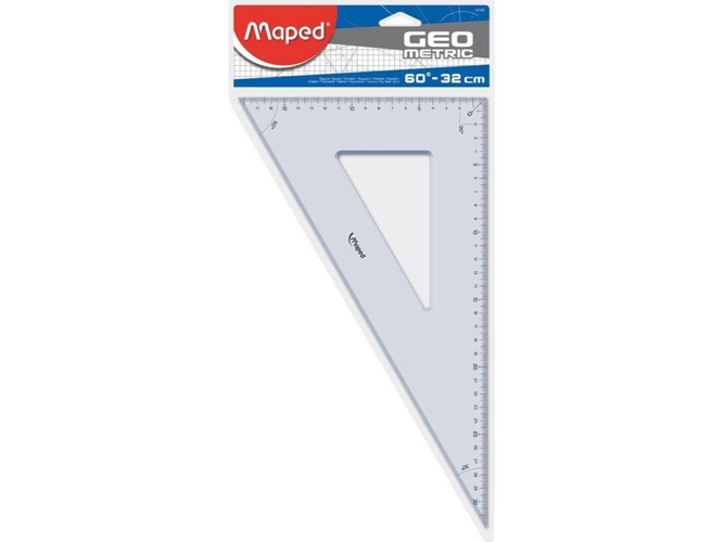 Escuadro MAPED Technic GeoMetric (Transparente - 32 cm)