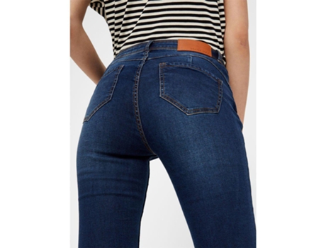 Noisy May Jeans Jen Normal Waist Slim Straight Shaper Vi048Db