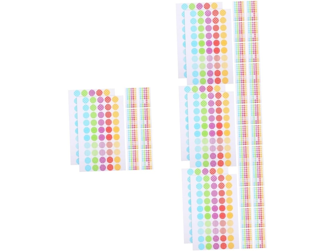 Juego De 4 Perforadoras Autoadhesivas Y 10 Hojas De Papel Para Reforzar Carpetas.