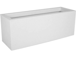 Jardinera EDA Graphit Up Blanco (59 x 19,5 x 22,8 cm; 25 L)