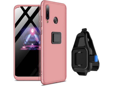 Funda Huawei P30 Lite Slim Armor 360º con Soporte para la Cintura Rosa