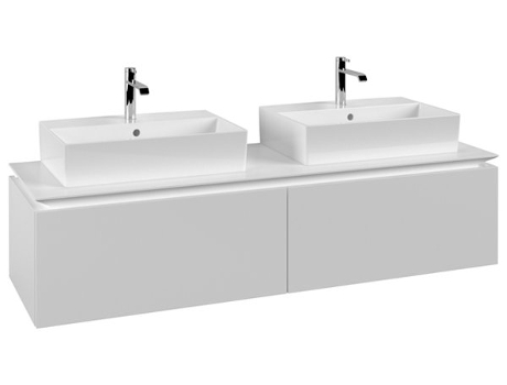 Mueble de tocador Villeroy &amp Boch Legato B676 1600x380x500mm 2 lavabos