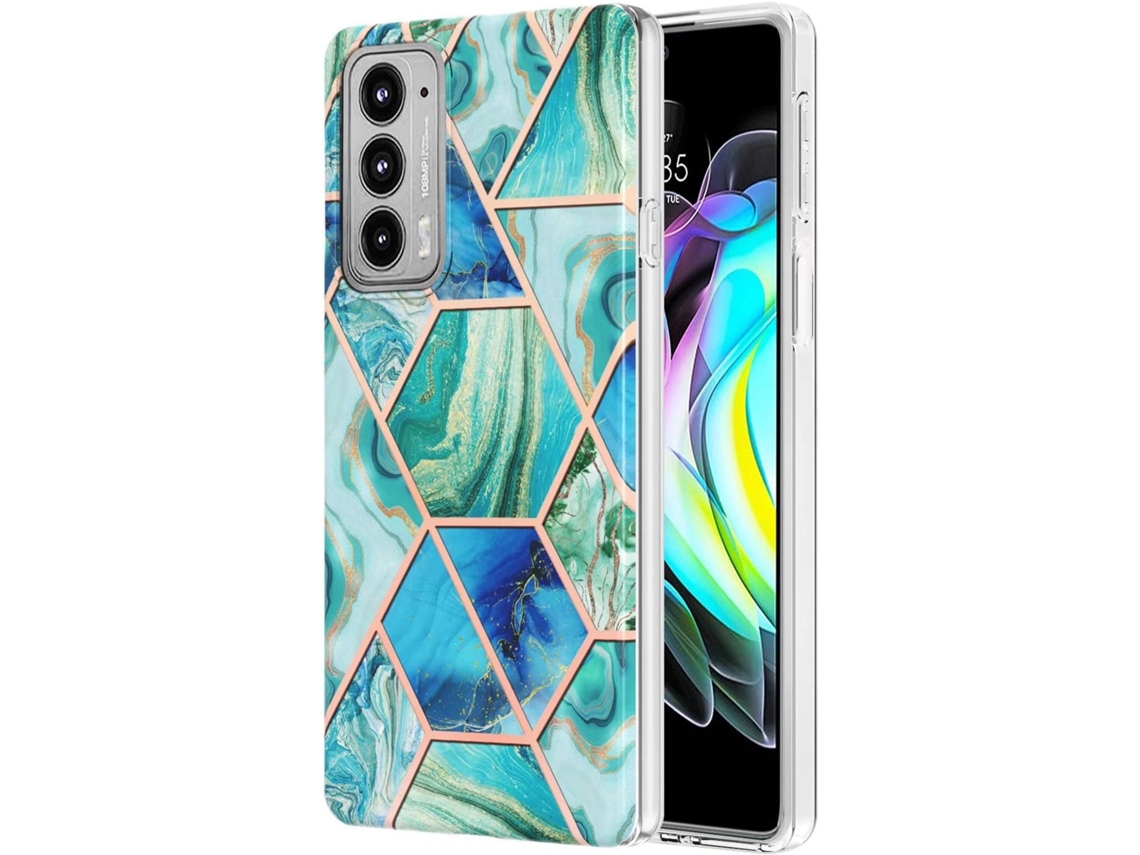Protector de Pantalla Revestida Face Imd Sem para Motorola Moto Edge 20 HONGWE. Azul