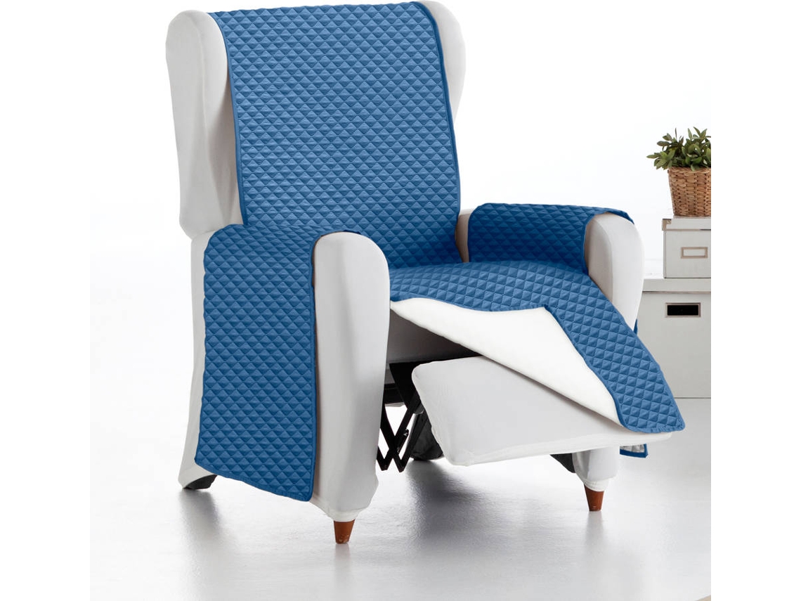 Funda acolchada e impermeable para sillón Relax Luke (55 cm - Azul)
