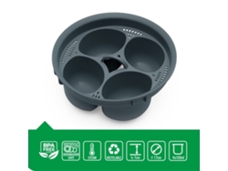 Vaporera de huevos 4 en 1 de 2 piezas para Vorwerk Thermomix TM5 TM6 Digitallab