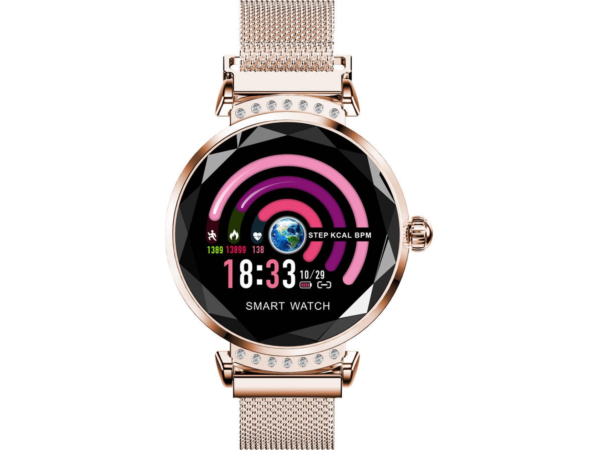 Smartwatch INNJOO Voom Crystal Dorado Worten.es