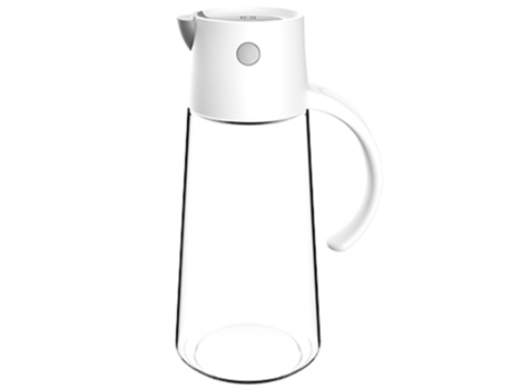 Botella dispensadora de aceite de oliva con tapa automática contenedor de condimentos con tapa y tapón automáticos (650ML) ZMDECQNA