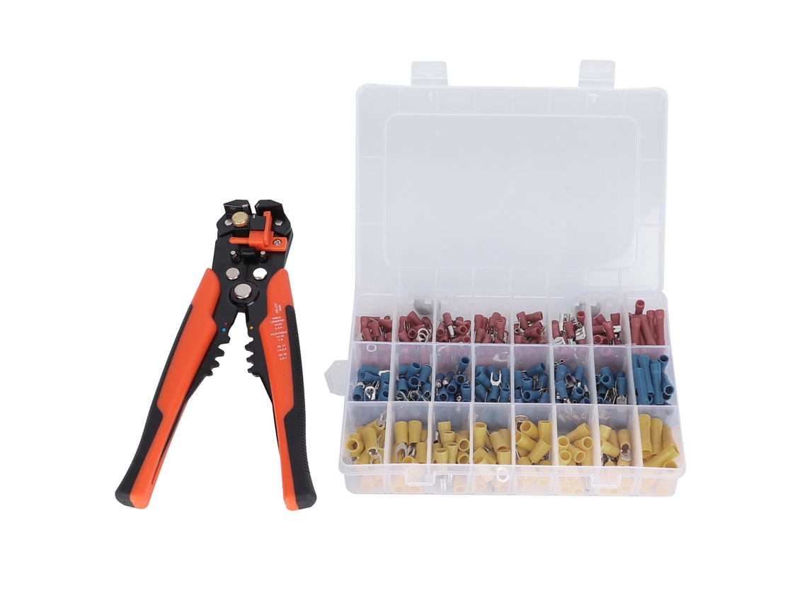 Kit De Conectores Aislados Para Cables Eléctricos Con Cortacables Y Estuche De Almacenamiento, 400 Piezas.