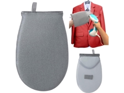 Guante vaporizador para planchar ropa, con una pequeña tabla de planchar redonda portátil. ZYBLSSBB