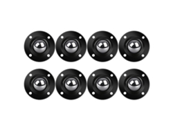 Rueda universal giratoria de 360° para electrodomésticos de cocina.
