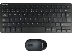 Teclado + Ratón UNYKACH MK288 PRO NANO (Membrana - Español - Negro)