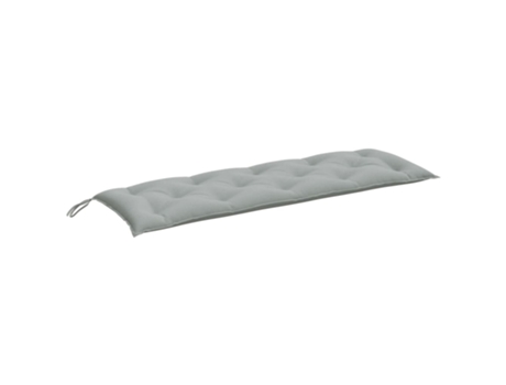 Cojín De Banco De Jardín VIDAXL Gris Tela (150x50x7 cm)
