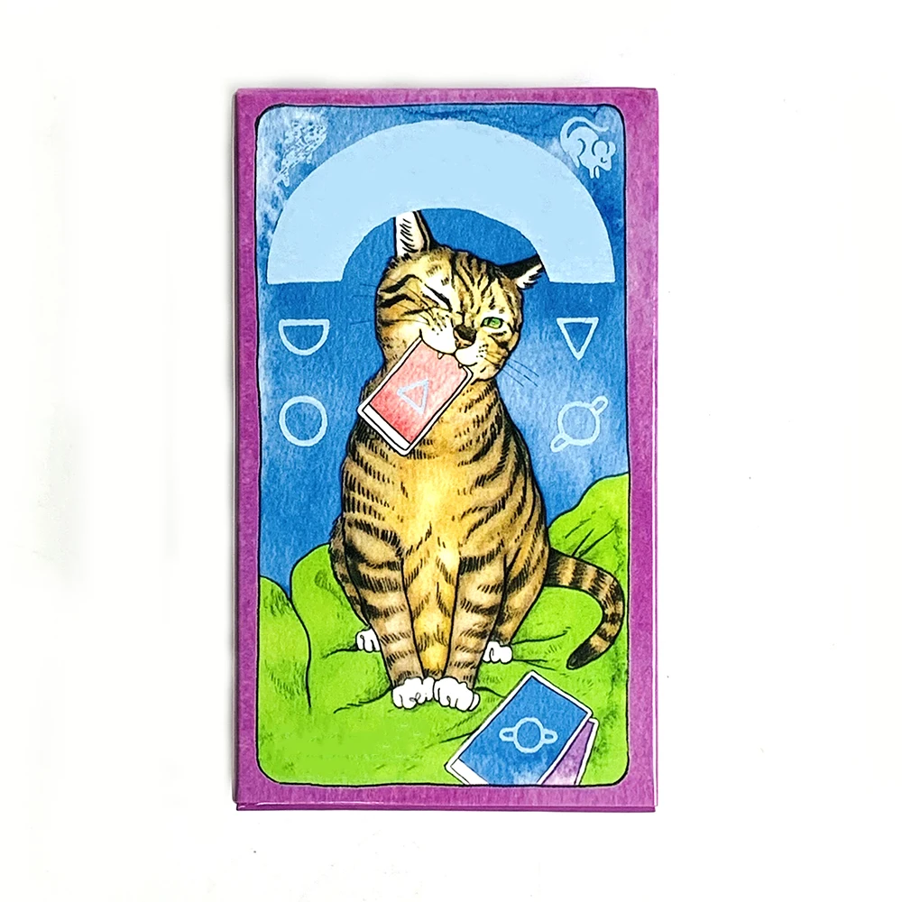 78 Cartas De Tarô, Versão Fofa Em Inglês, Jogo De Adivinhação