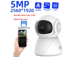 Cámara IP inteligente Mdug 2.4g Wi-Fi de 5 MP, monitor para bebés Trazer Iam con visión nocturna a color y detección humana