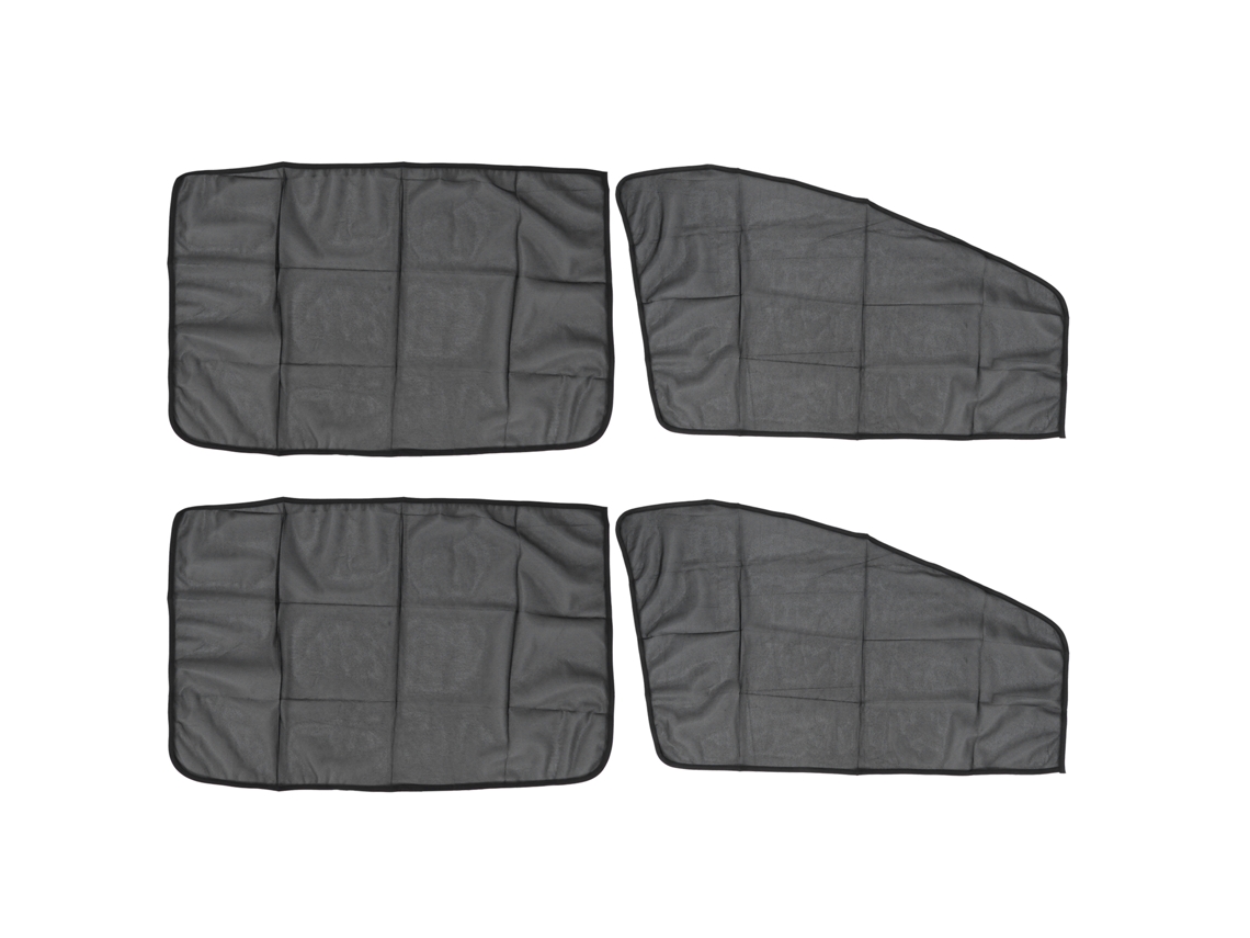 MEOIRUERY Cortina Solar Magnética Universal 4 Piezas Protección UV Ventana Lateral Delantera Trasera del Coche