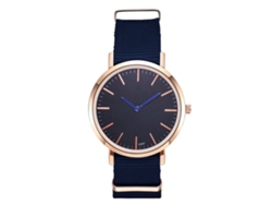 Reloj De Cuarzo Zhoulianfa K087-me1, Azul, Correa De Nailon, Estilo Elegante Y Formal.