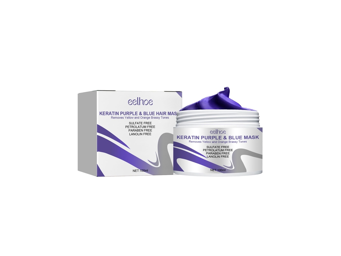 Mascarilla capilar morada: un tratamiento eficaz para el cabello.