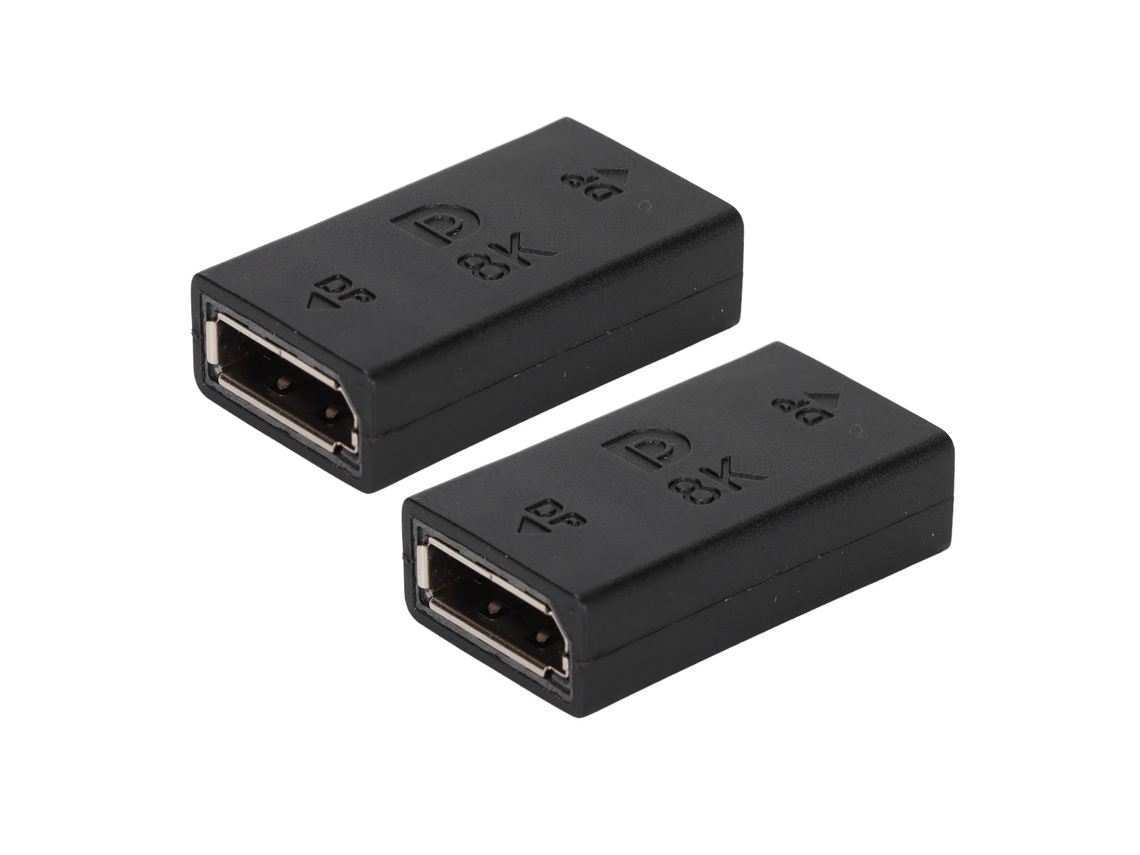 Acoplador Displayport 1.4, Extensor Dp Hembra A Hembra, Plug And Play, Ligero, Resistente Al Desgaste.