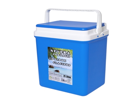 Nevera Portatil Camping y Playa - Hielera rígida con asa resistente y cierre hermético. Perfecta para mantener frescos alimentos y bebidas. 25 Litr...