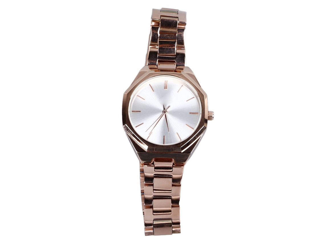 Reloj De Cuarzo Ultrafino De Acero Inoxidable Para Mujer