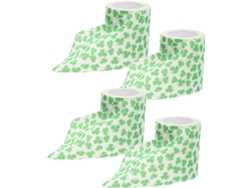 Papel Higiénico Decorativo Con Estampado De Trébol Verde Para El Día De San Patricio, Rollos Gruesos, 4 Piezas, Seda