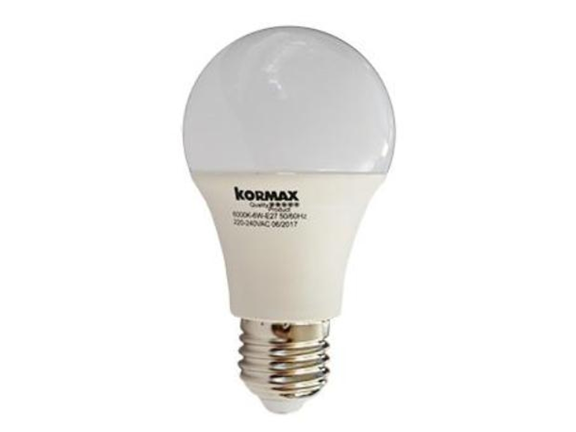 Lampara led a60 6w e27 standar luz calida 3000
