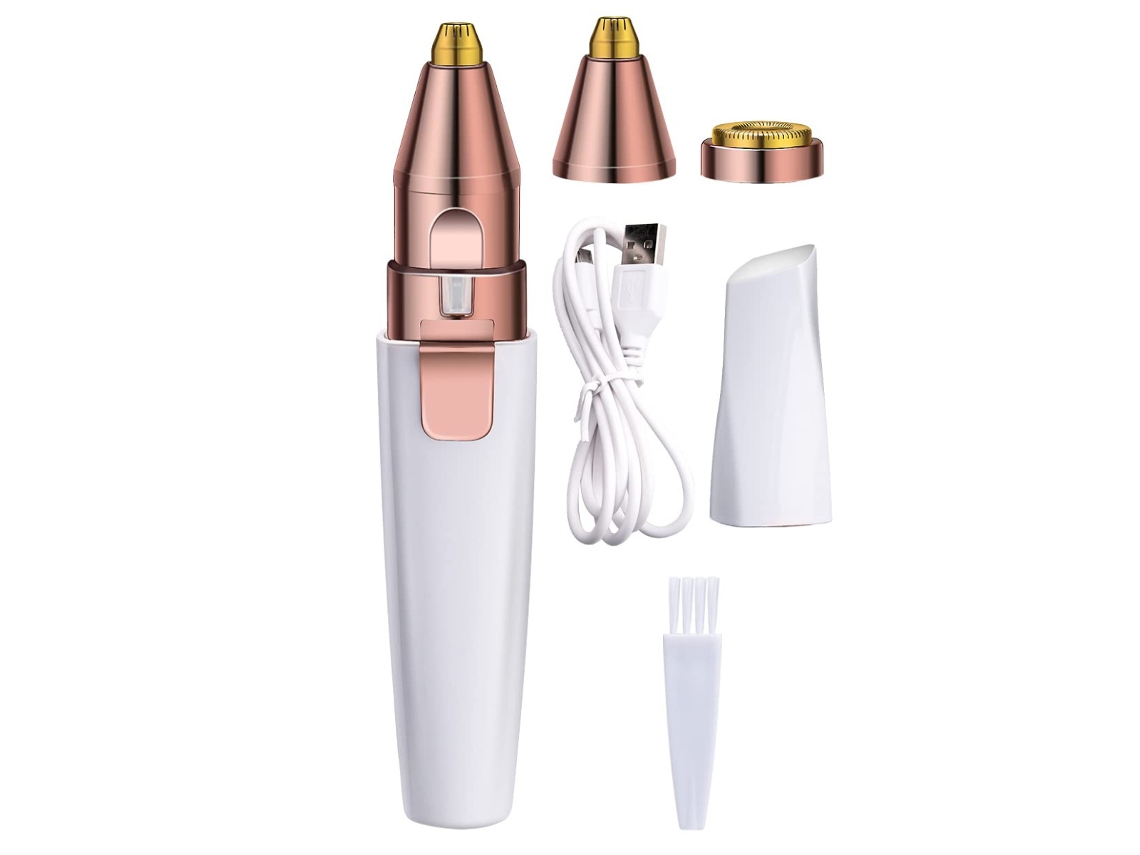 JILLIOPER Afeitadora Eléctrica Multifunción para Cabello, Cejas, Vello Facial y Zonas Íntimas, Afeitadora Corporal Completa