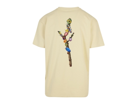 Camiseta para Unisexo MISTER TEE (2XL - Algodón - Amarillo)