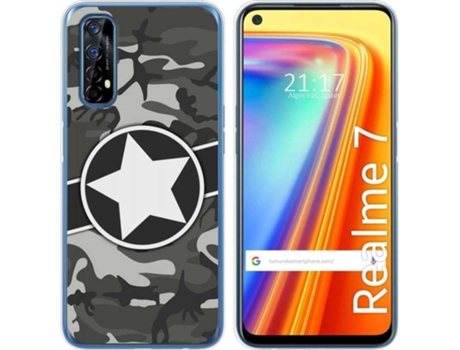 Carcasa Realme 7 TUMUNDOSMARTPHONE Camuflaje 02 Multicolor