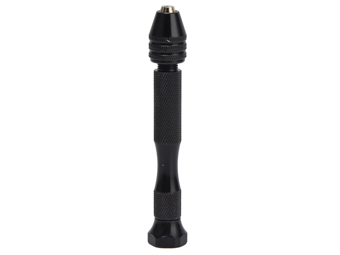 Taladro Manual Con Pinza Portabrocas De 0,3-3,4 Mm, Aleación De Aluminio Negro, Herramienta Manual