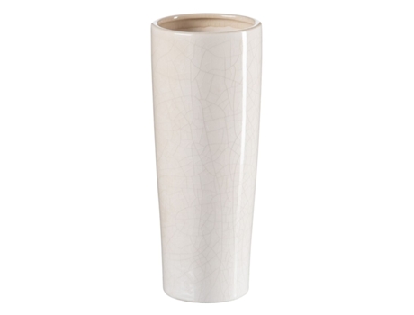 Maceta 13 x 13 x 33 cm Cerámica Beige