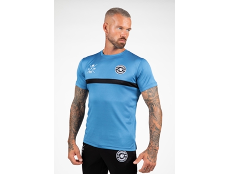 Camiseta Unisex GORILLA WEAR Nan Poliéster Azul (2XL)