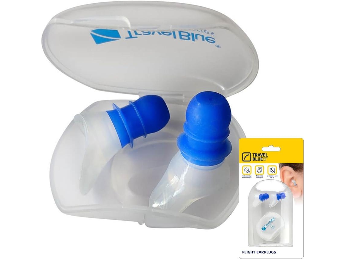 Protectores Auriculares Fly-Well TRAVEL BLUE