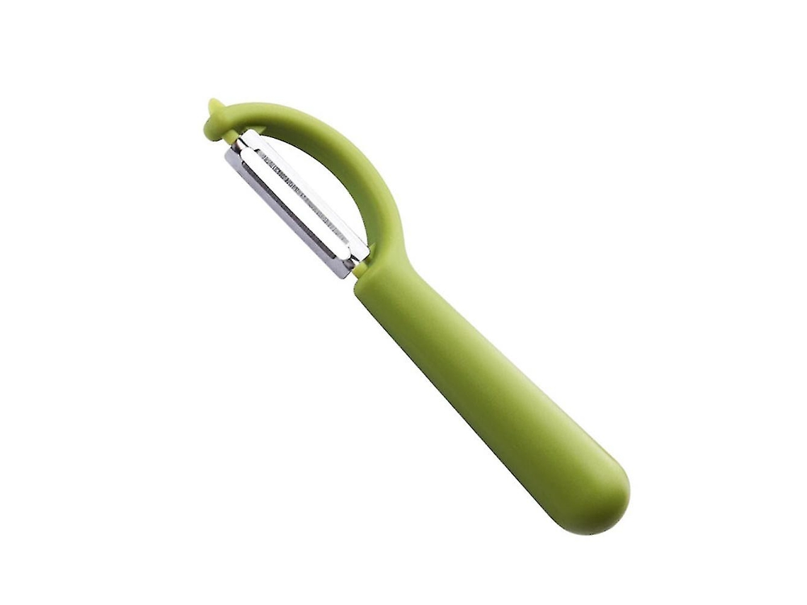 Pelador De Papa De Acero Inoxidable Con Mango Para Verduras Y Frutas Herramienta De Cocina Verde