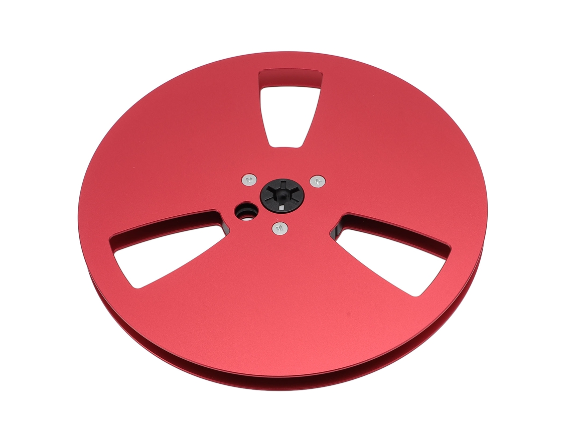 Carrete De Cinta Vacío De 7 Pulgadas Y 1/4 De Pulgada, Aleación De Aluminio, 3 Orificios Para Grabación De Sonido Universal.