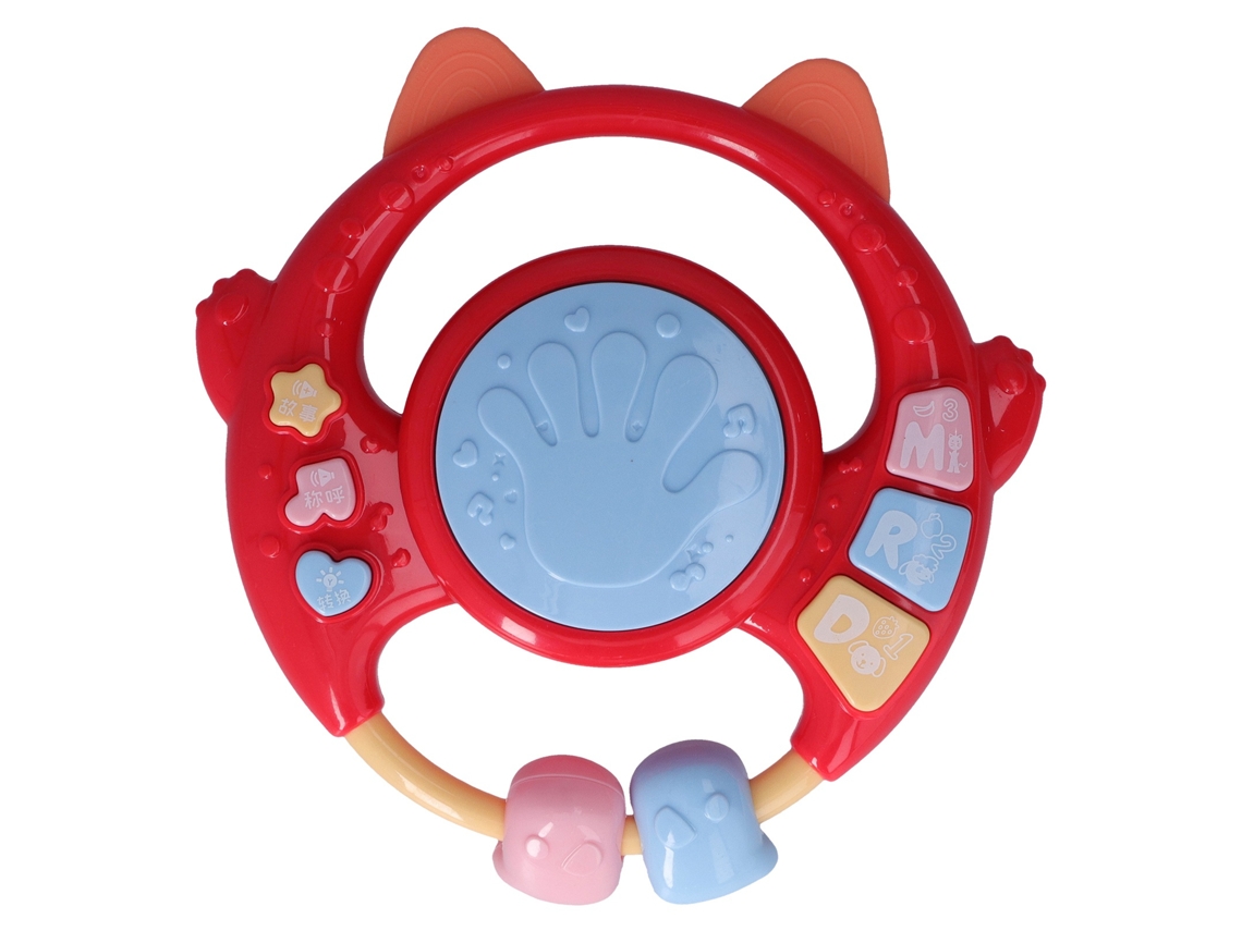 Yncm-juguete Musical Educativo Para Bebés: Batería Electrónica, Volante De Conducción Y Juguetes Sensoriales Interactivos
