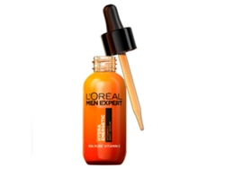 Suero de vitamina C pura Men Expert 10, 30 ml. Hidratación facial revitalizante para el cuidado de la piel masculina de L'Oréal Paris.