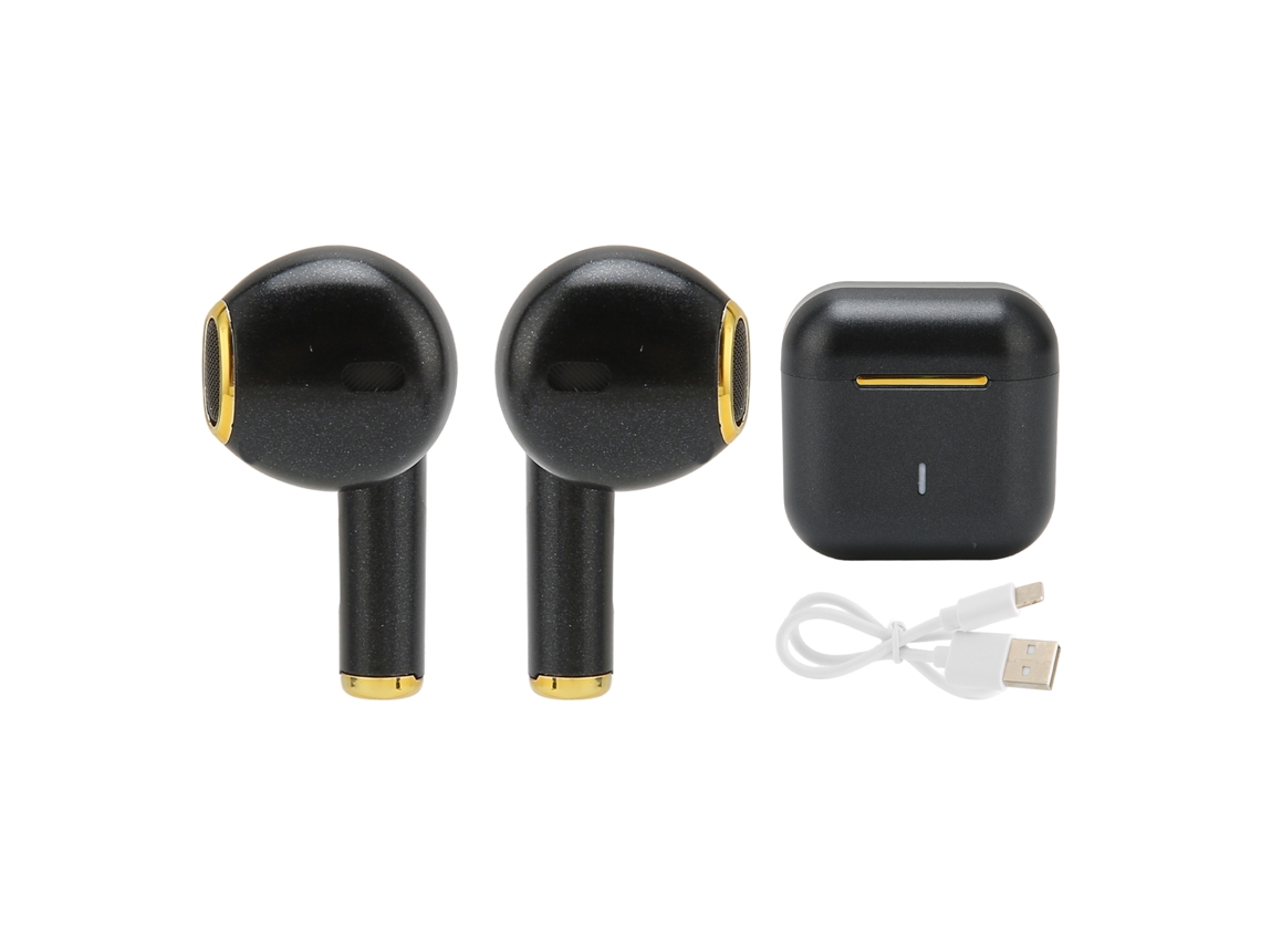 Auriculares Inalámbricos Tws Bluetooth Con Control Táctil Y Sonido Estéreo Obsidian Black