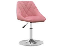Maison Exclusive - Silla De Comedor Giratoria 6 Uds Terciopelo Rosa