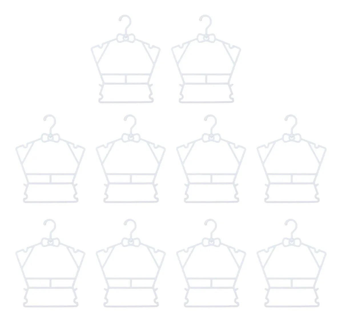 10 perchas para trajes de baño, organizador Bvayotoy